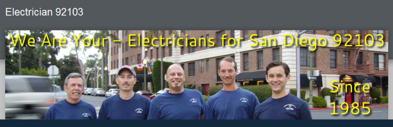 Quality C10 Electricians & Electrical Contractors for 92103